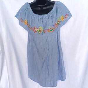 Love, Fire, off the shoulder dress